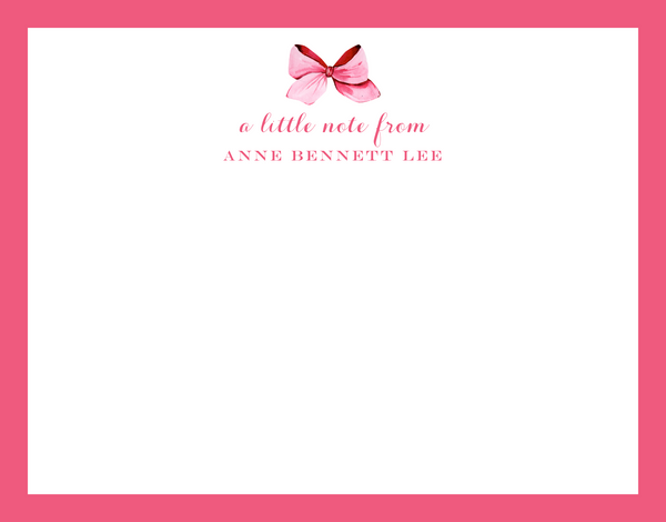 Mimi Paper Flat Note Personalized - a little note from...