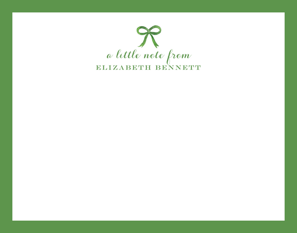 Mimi Paper Flat Note Personalized - a little note from...