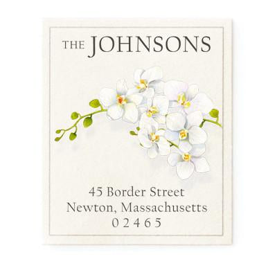 Return Address Label - Orchid Cascade