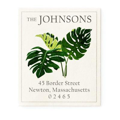 Return Address Label - Philodendrun