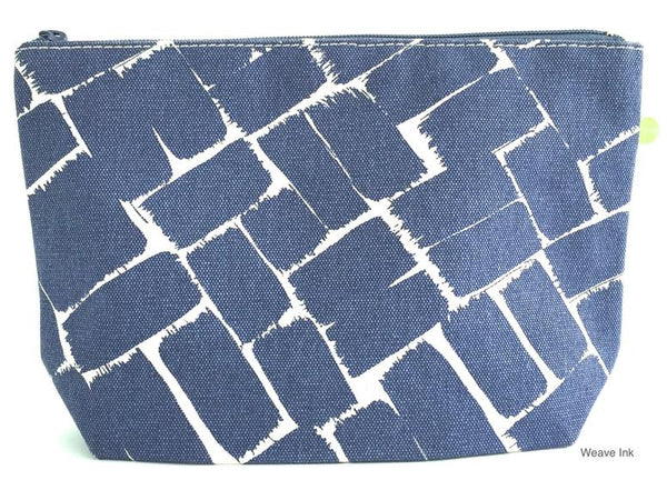 Travel Pouch Large - Weave Ink