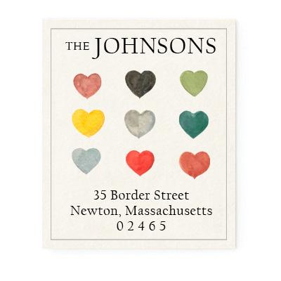 Return Address Label - All My Love