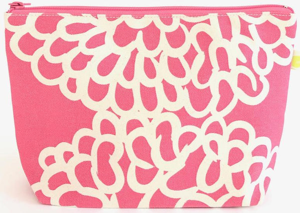 Travel Pouch Large - Clouds Pink