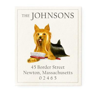 Return Address Label - Yorkshire Terrier