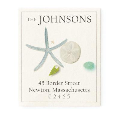 Return Address Label - Blue Star