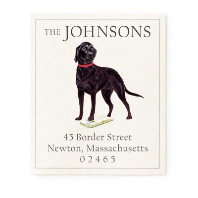 Return Address Label - Black Lab