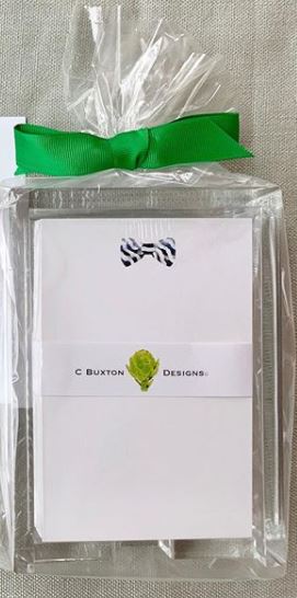 Lucite Holder with Notes - Bowtie
