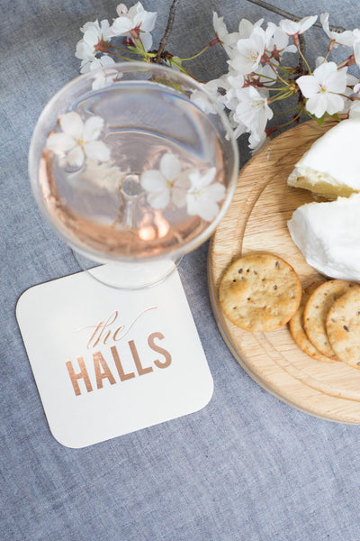 Letterpress Coaster - M128