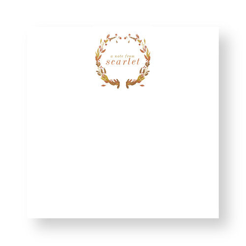 Couture Crest Notepad 24