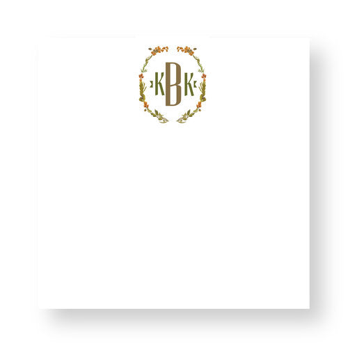 Couture Crest Notepad 25