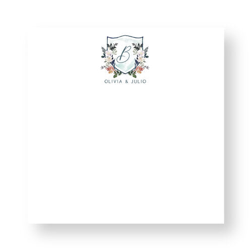 Couture Crest Notepad 58
