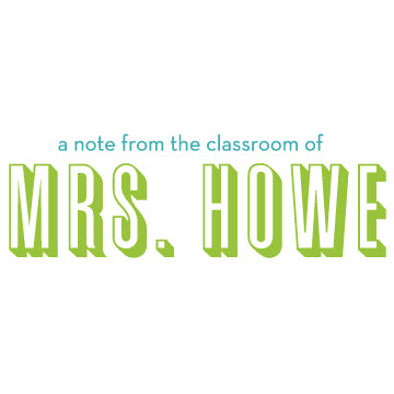 Notepad NP-42 A Note From the Classroom of...