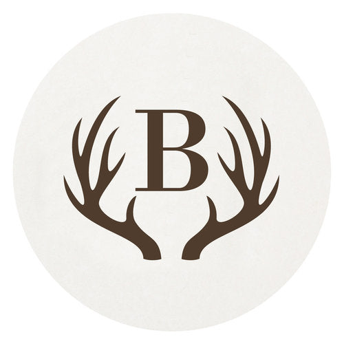Letterpress Coaster - M102 Antlers