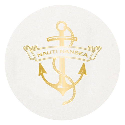 Letterpress Coaster - M62 Anchor