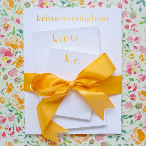 Set of Notepads - Shaded Yellows