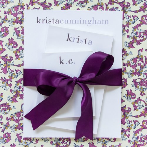 Set of Notepads - Shaded Purples