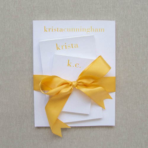 Set of Notepads - Shaded Yellows