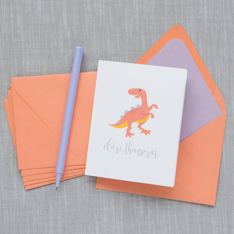 Folded Note - D25 Dinosaur