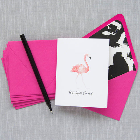 Folded Note - D27 Flamingo