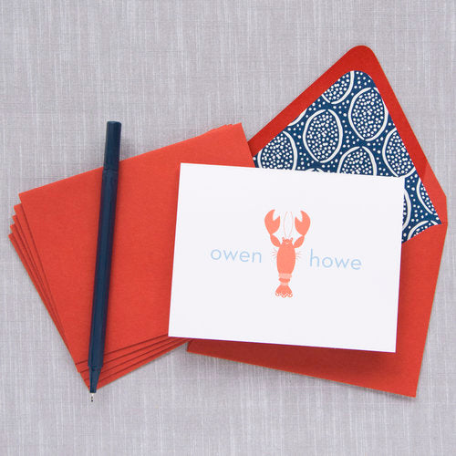 Folded Note - D29 Lobster