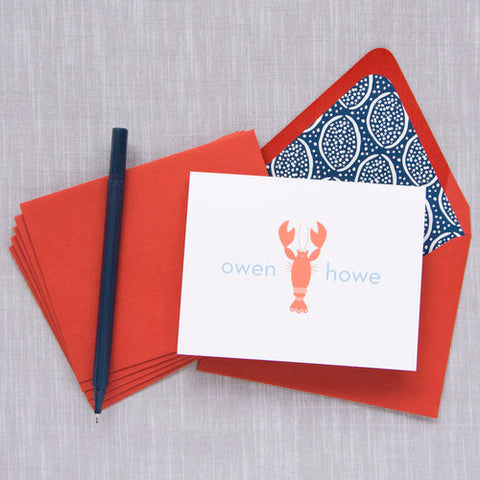 Folded Note - D29 Lobster