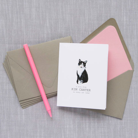 Folded Note - D35 Cat