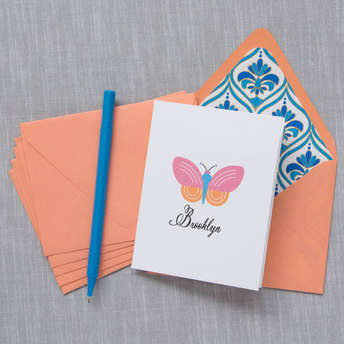 Folded Note - D54 Butterfly