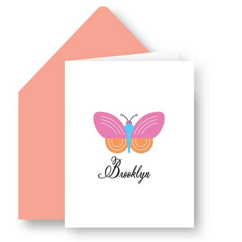 Folded Note - D54 Butterfly