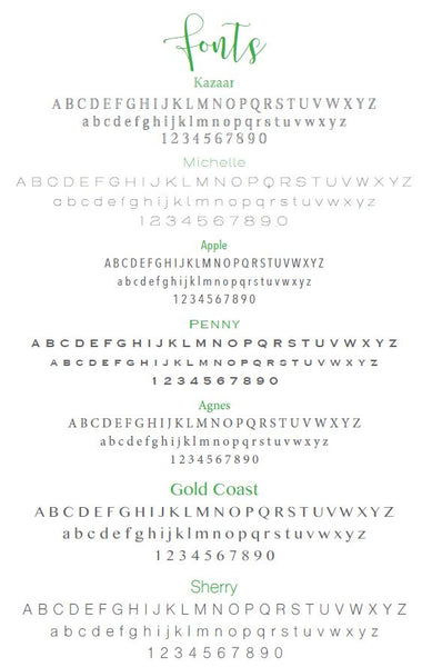 Lucite Holder with Notes - Green Plane