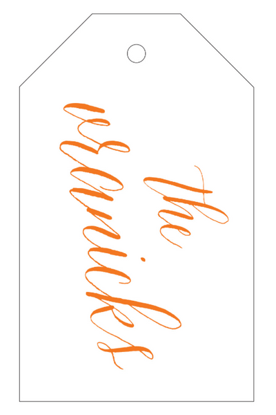 Letterpress Tag - T150