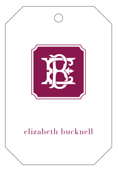 Letterpress Tag - T296