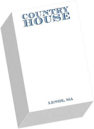 Chunky Notepad - Country House
