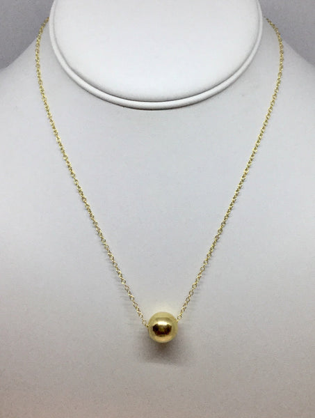 Gold Ball Necklace