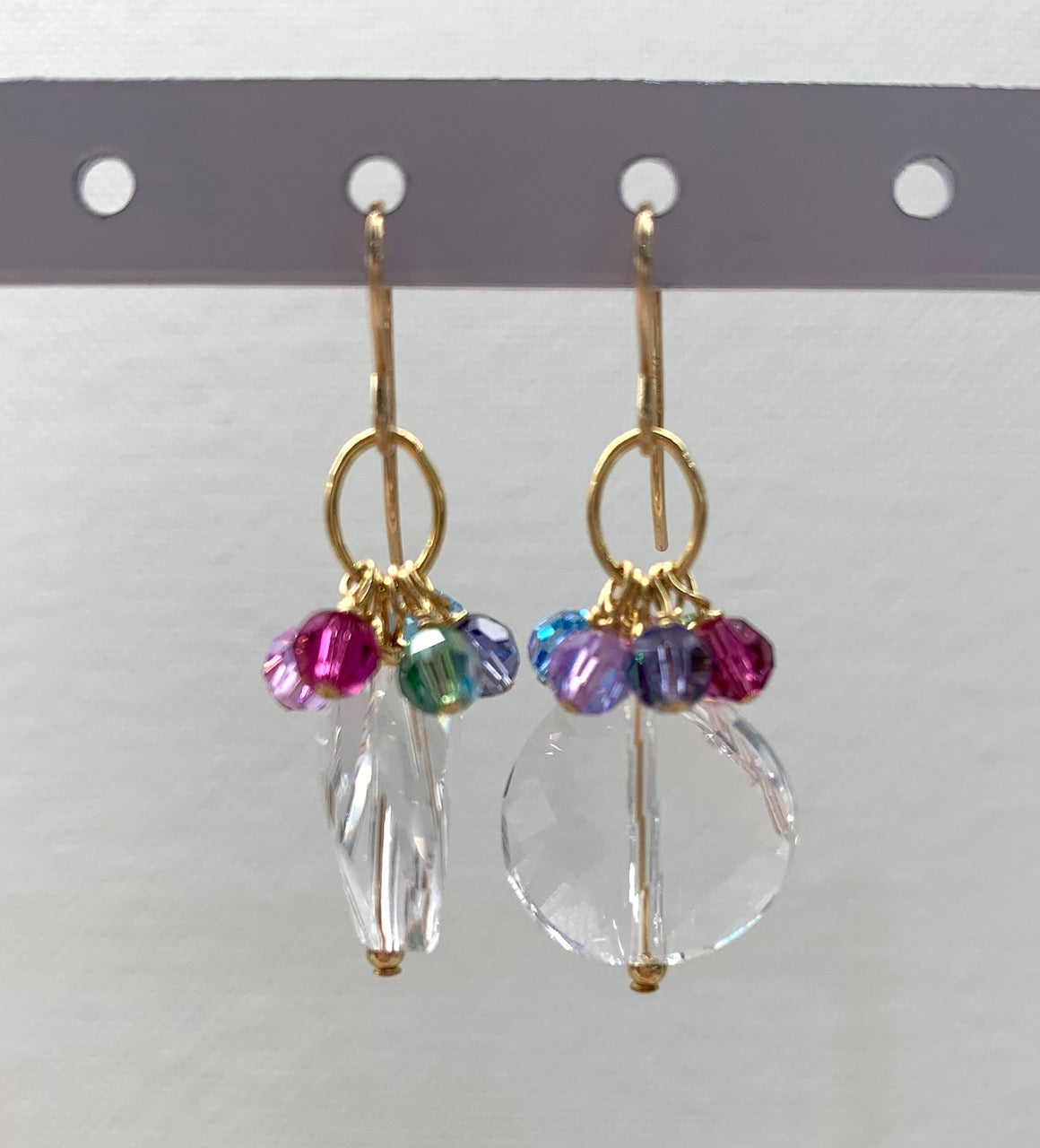 Share 225+ coloured crystal earrings