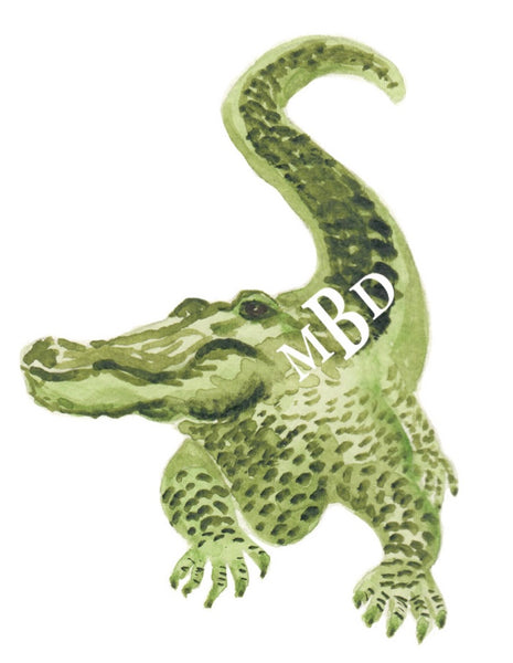 Lucite Holder with Notes - Gator