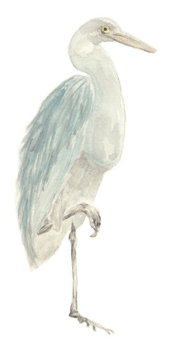 Lucite Holder with Notes - Blue Heron