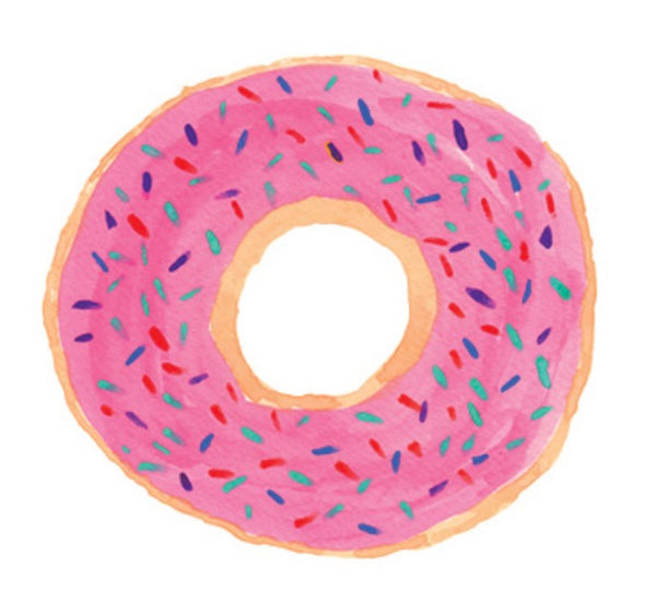 Lucite Holder with Notes - Donut