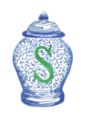 Lucite Holder with Notes - Ginger Jar Tall