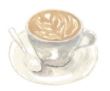 Lucite Holder with Notes - Latte
