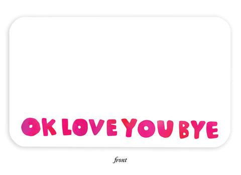 Little Notes - OKLOVEYOUBYE