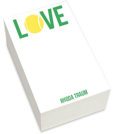 Chunky Notepad - Tennis Love