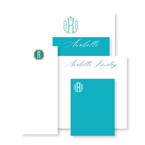 Luxe Set of Notepads - Teal