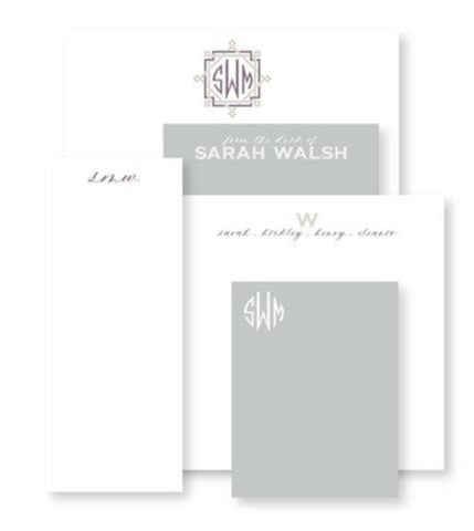 Luxe Set of Notepads - Grey