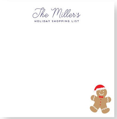 Notepad Holiday Shopping List M115