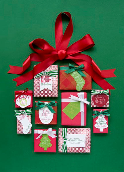 Letterpress Tag Holiday- T70 Merry Christmas