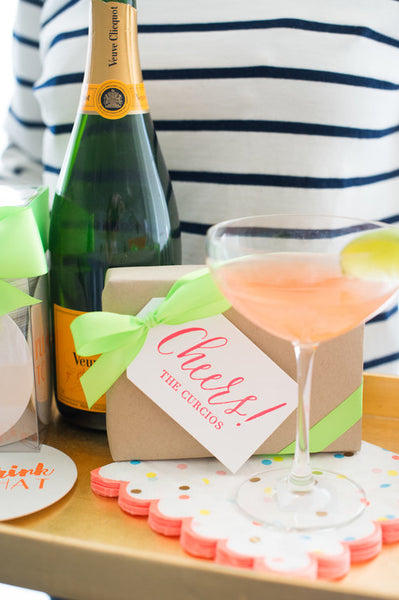 Letterpress Tag - T10 Cheers!