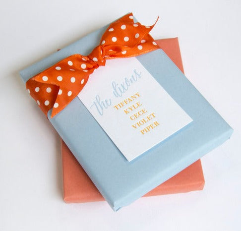 Letterpress Tag - T21