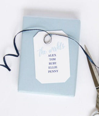 Letterpress Tag - T21