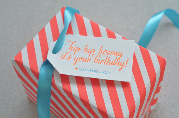 Letterpress Tag - T26