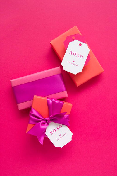 Letterpress Tag - T395 XOXO Heart
